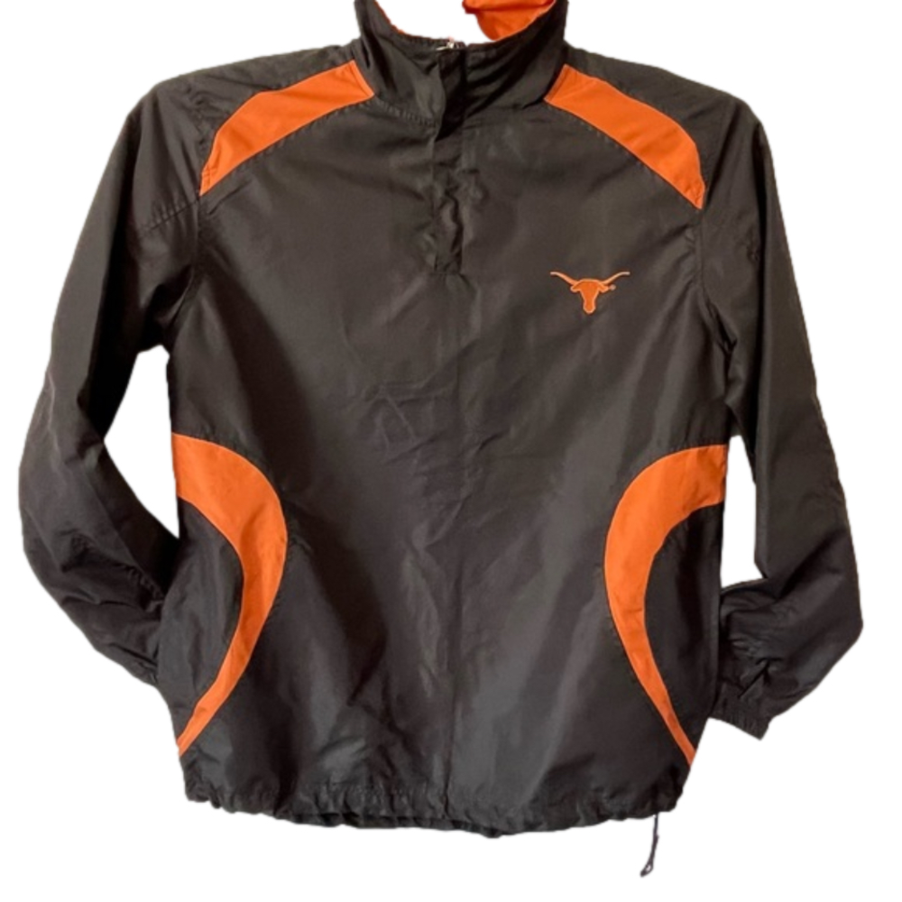 NCAA Long Horns• 1/4 Zip Wind Breaker• Sz Small